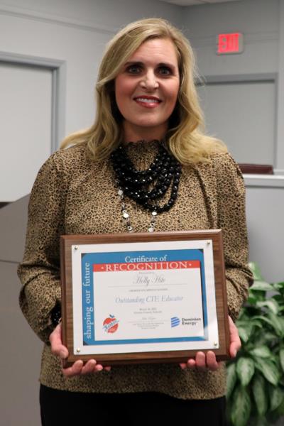 Grants presented to four CTE teachers